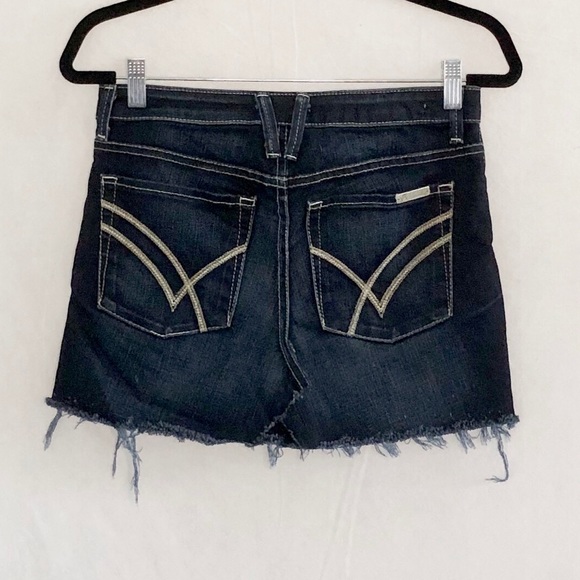 William Rast Jerri Dark Rinse Upcycle Mini Skirt - Picture 9 of 14